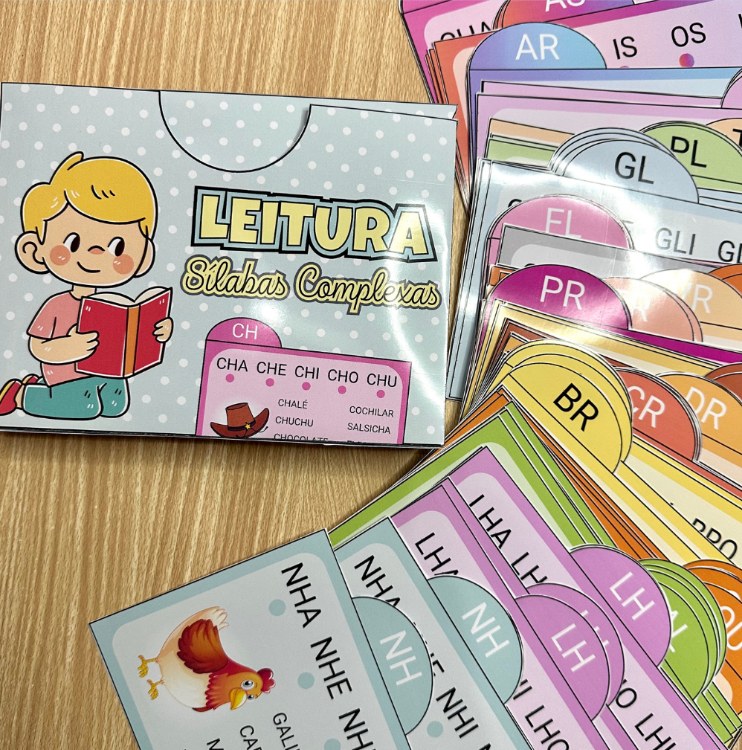 08 - Fichas de Leitura Sílabas Complexas