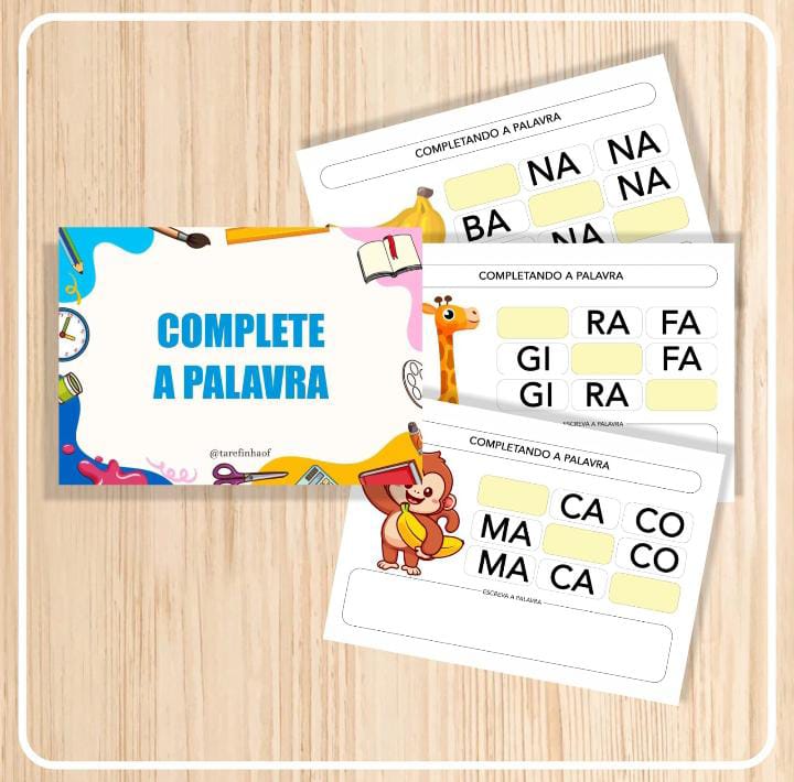 03 - COMPLETE A PALAVRA