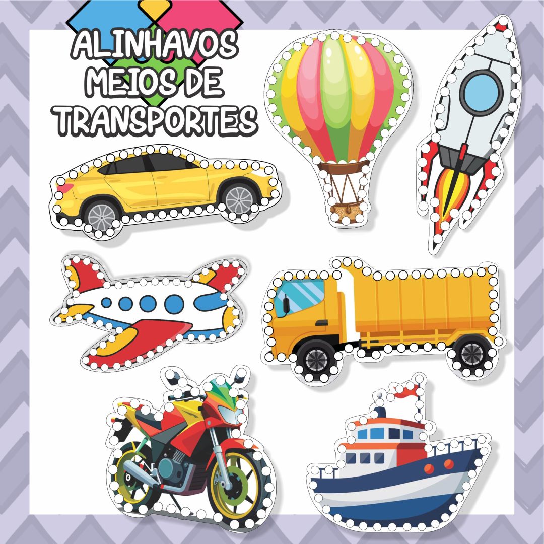 479 - ALINHAVO MEIOS DE TRANSPORTE