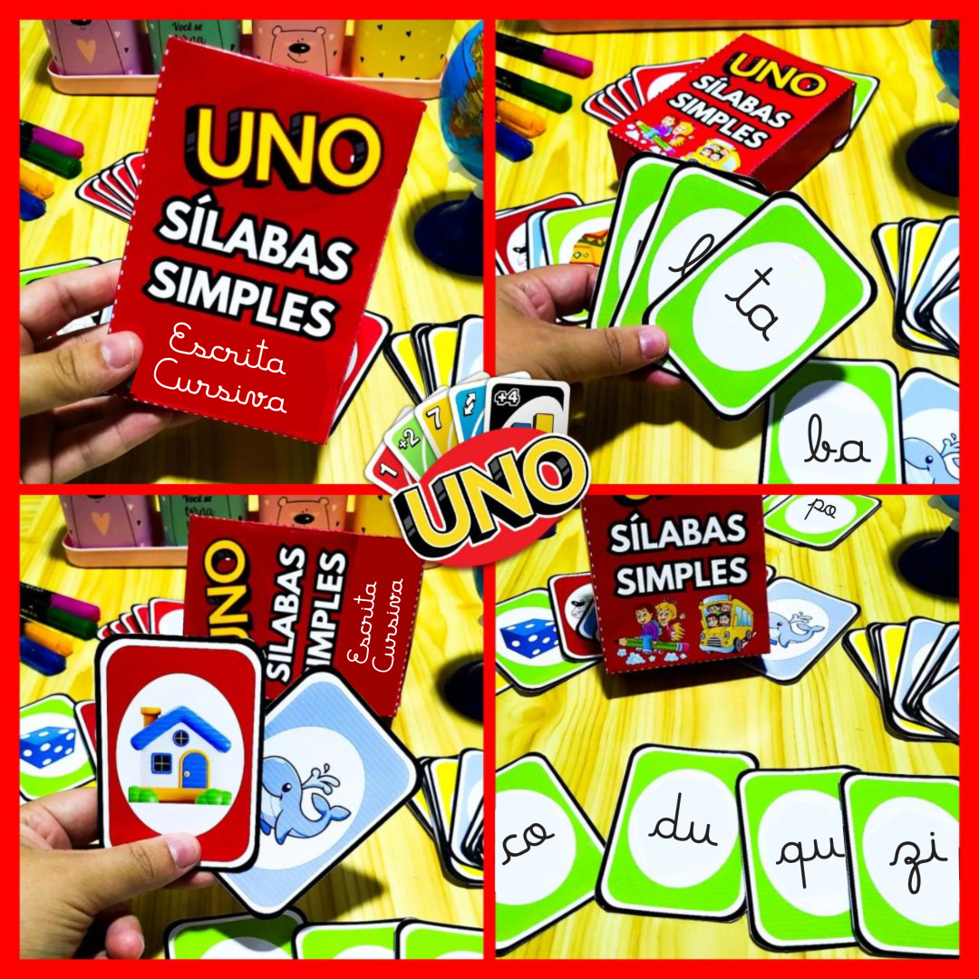 471 - UNO CURSIVO (SÍLABAS SIMPLES)