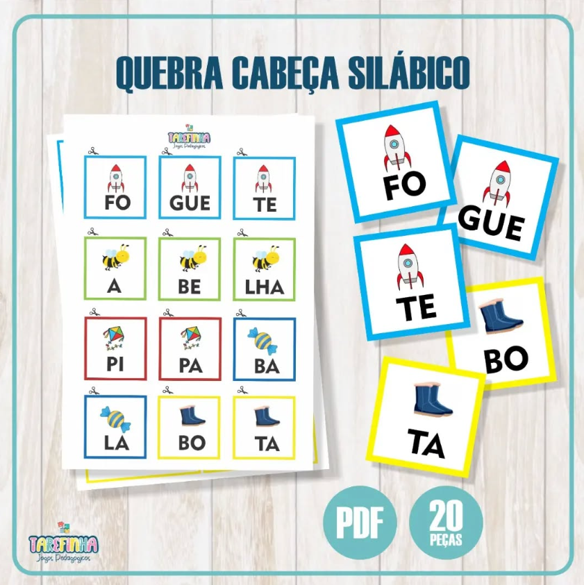 QUEBRA-CABEÇA SILÁBICO