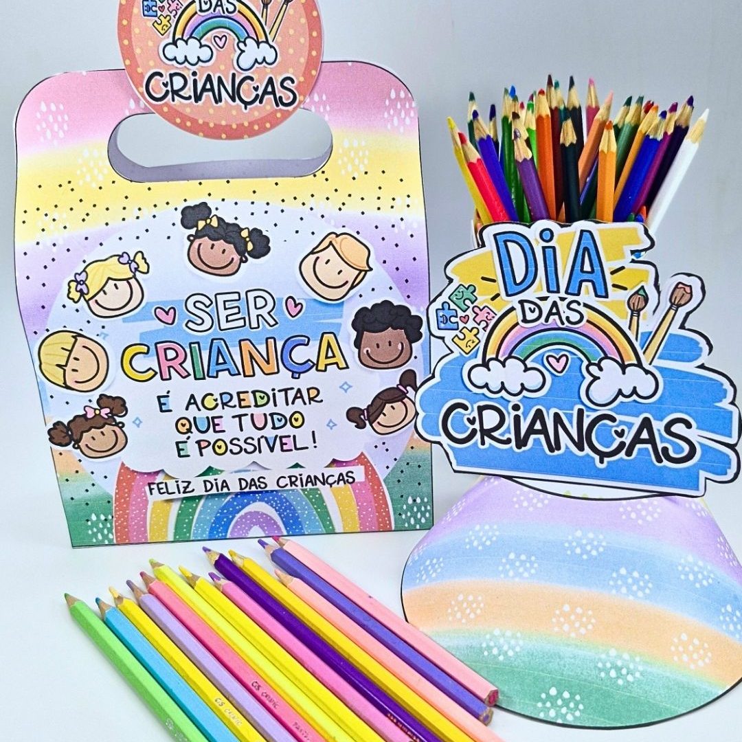 559 - 🎨 Kit Maleta + Viseira Dia das Crianças
