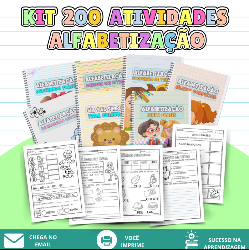 523 - SUPER KIT ALFABETIZAÇÃO