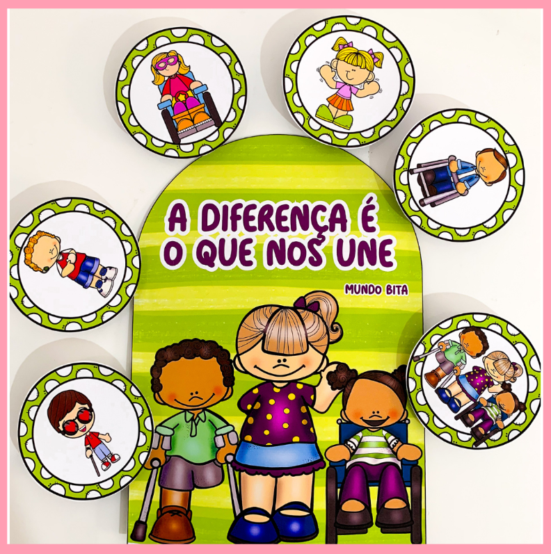 551 - LUVA MUSICAL '' A diferença é o que nos une'' Mundo Bita.