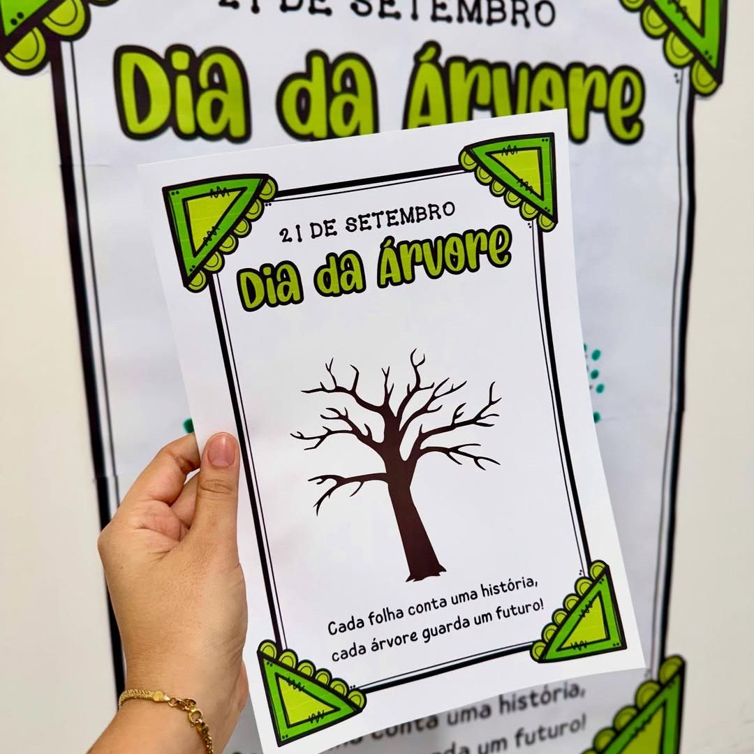 544 - Cartaz Colaborativo – Dia da Árvore