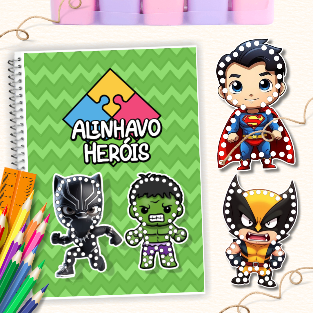 557 - ALINHAVO HERÓIS