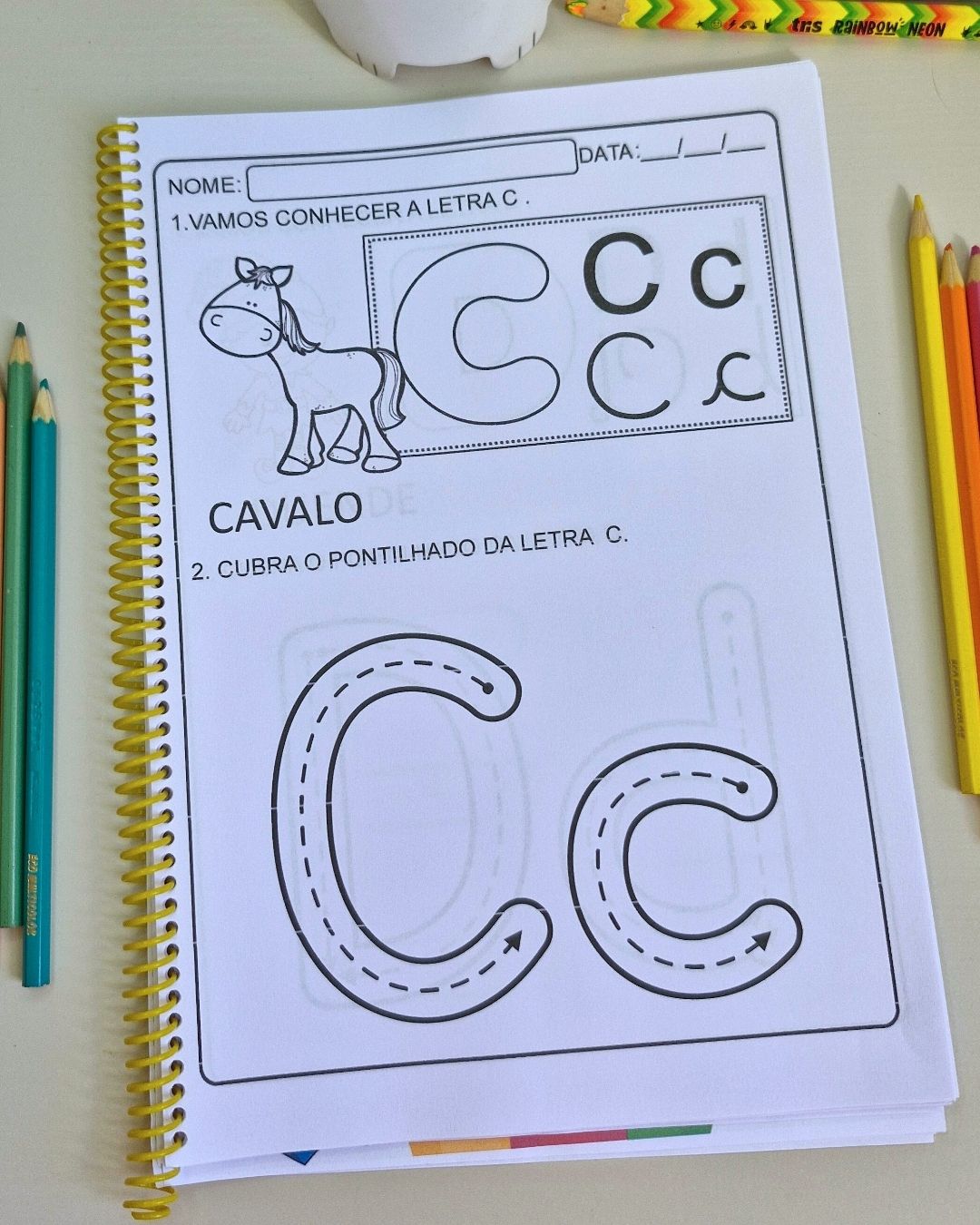 638 – 🎯 Caderno do Alfabeto – Tarefinha de Casa – Recursos Pedagógicos