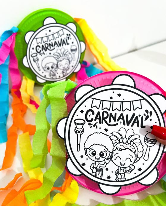 707 - 🥁 Atividade Interativa Pandeiro de Carnaval