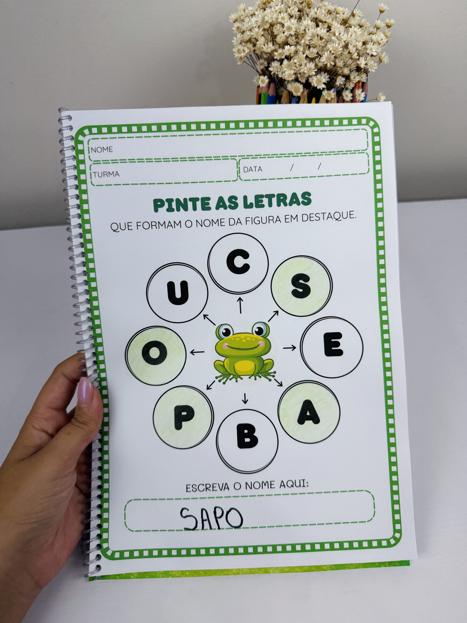 722 - ✨Apostila Pinte as Letras - Imagem 3