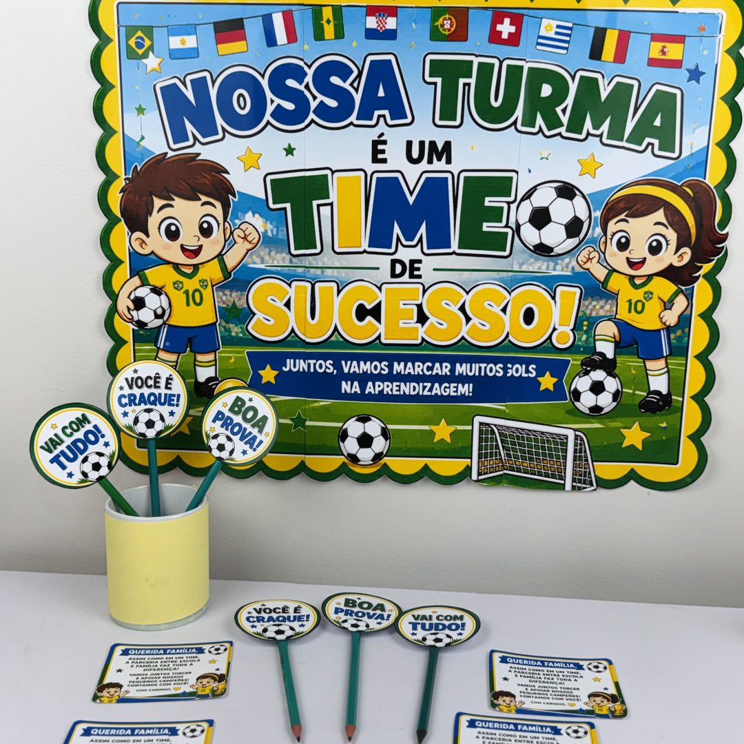 802 - 🇧🇷⚽ KIT PROVA – TEMA BRASIL ⚽🇧🇷