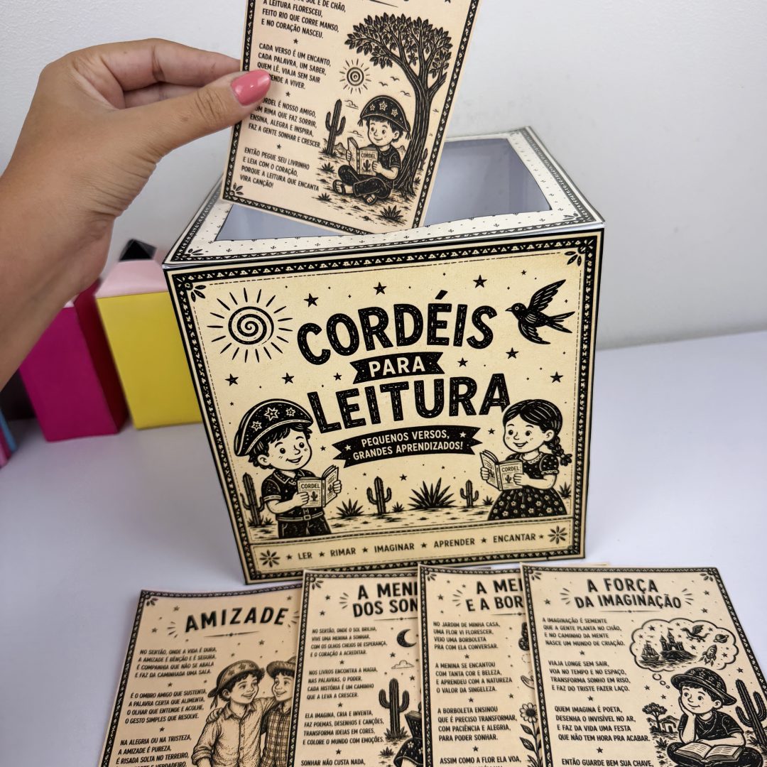 829 - 🌵📚 CAIXA DO CORDEL PARA LEITURA 📚🌵
