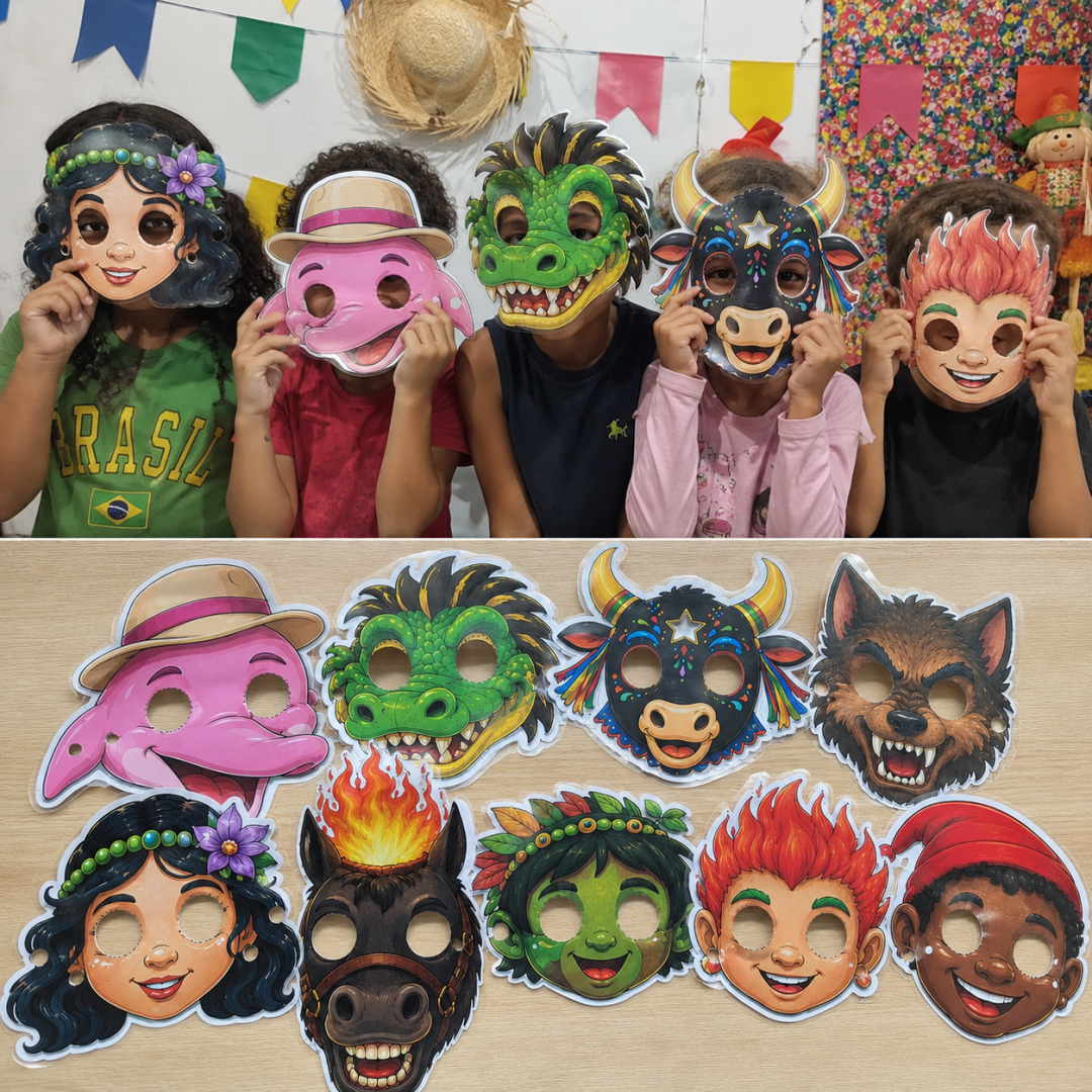 851 - Máscaras do Folclore Brasileiro