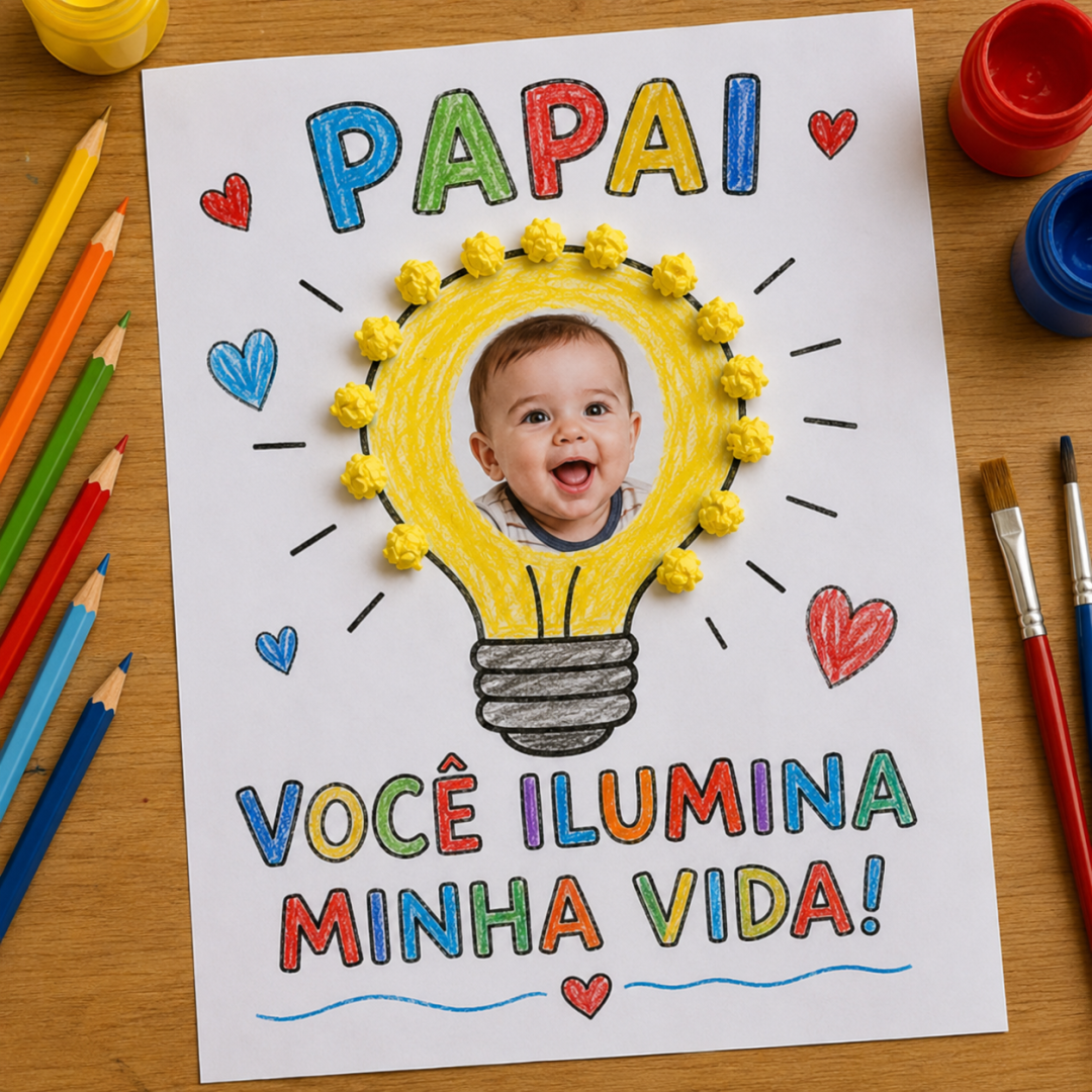 861 - 💡 PAPAI, VOCÊ ILUMINA MINHA VIDA!
