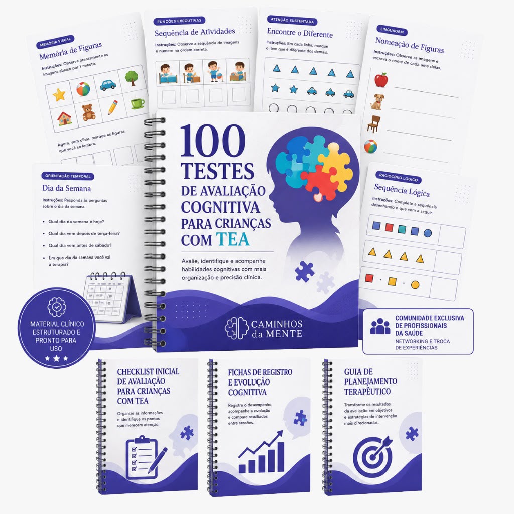 865 - 100 Testes de Avaliação Cognitiva para Crianças com TEA