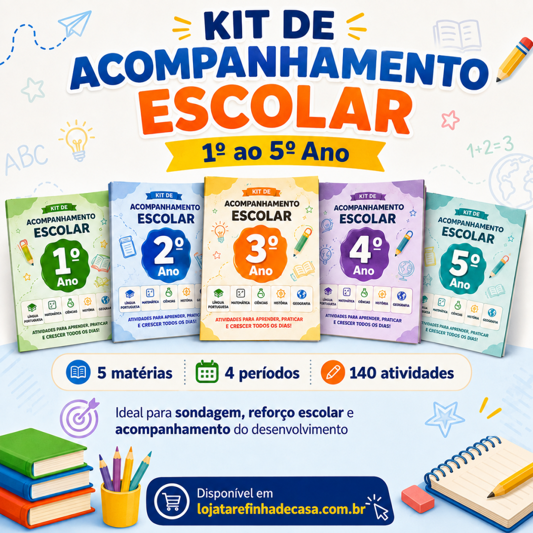 ✨ 📚 Kit de Acompanhamento Escolar – 5º Ano (cópia)