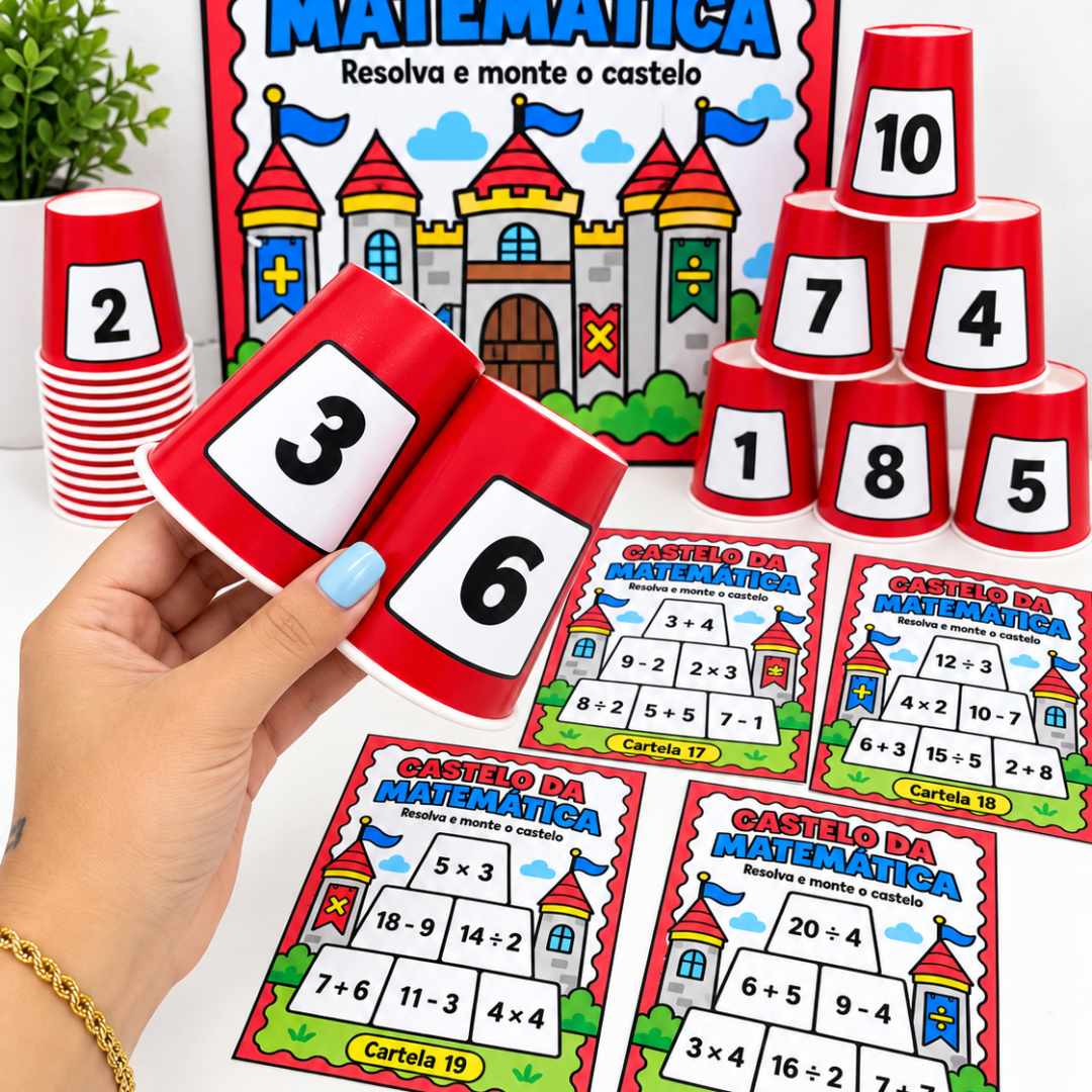 887 - 🏰  CASTELO DA MATEMÁTICA 🧮✨