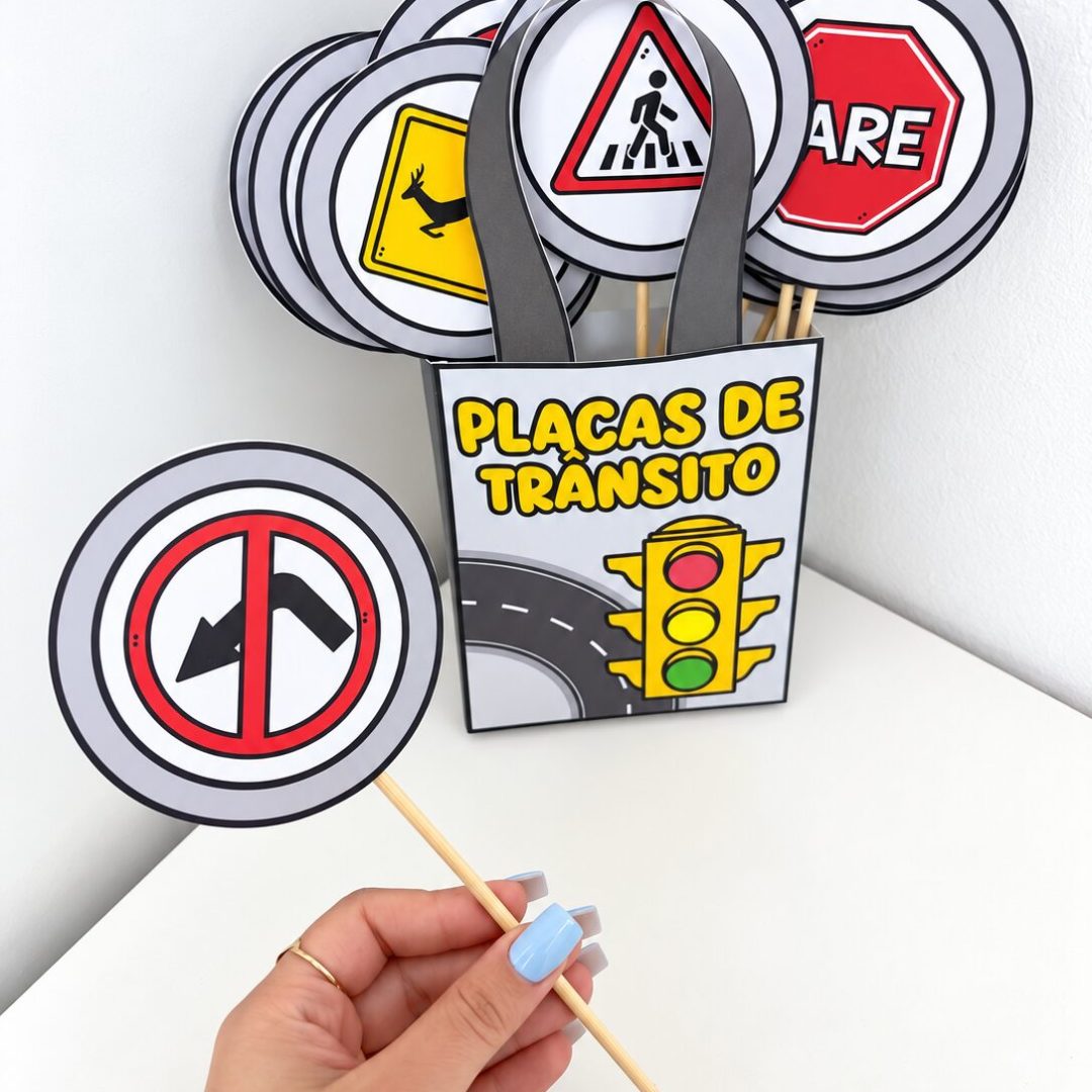 890 - 🚦 SACOLINHA DAS PLACAS DE TRÂNSITO 🚸✨